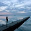 Woman on Dock at Dusk MP900438647 - web