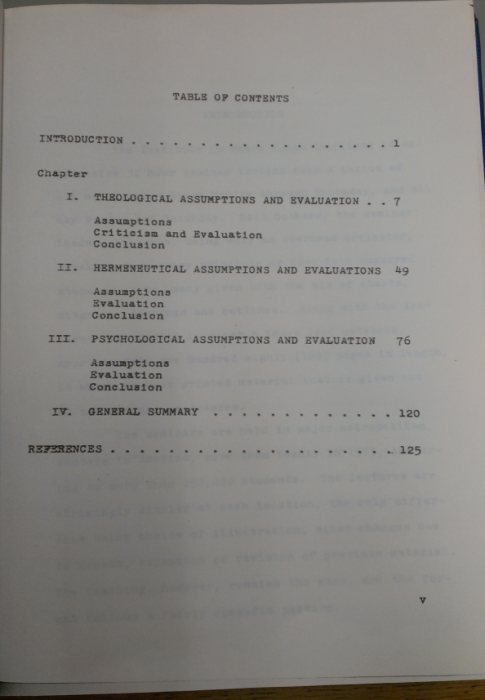 Bryen 1975 thesis contents
