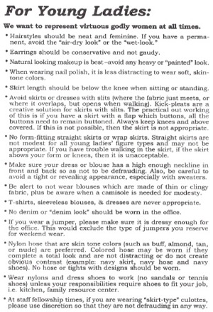 Institute in Basic life Principles Headquarters Orientation & Character Guidelines, 1994 edition, page 12