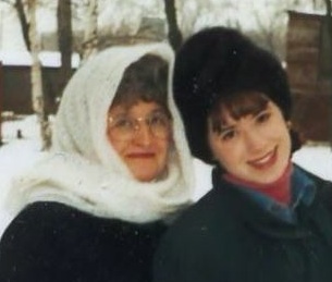 Diana with her mom in Moscow