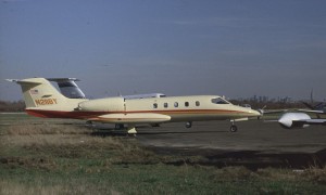 Lear 35 TEB looking at NYC empire state bldg 1980
