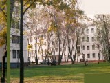 A panoramic view of the Moscow Training Center assembled from four snapshots taken in Fall 1995